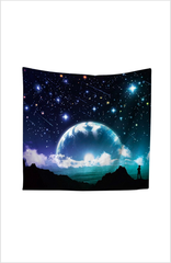 Nordic Night Sky Tapestry
